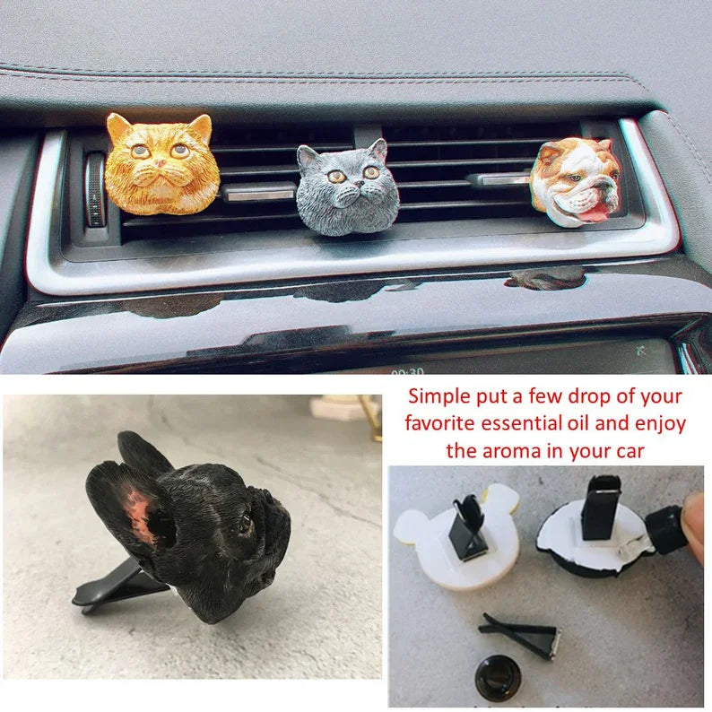 Custom Gypsum Pet Car Aromatherapy